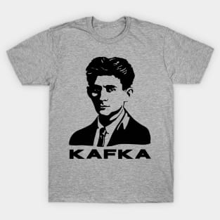 Franz Kafka Stencil Portrait T-Shirt